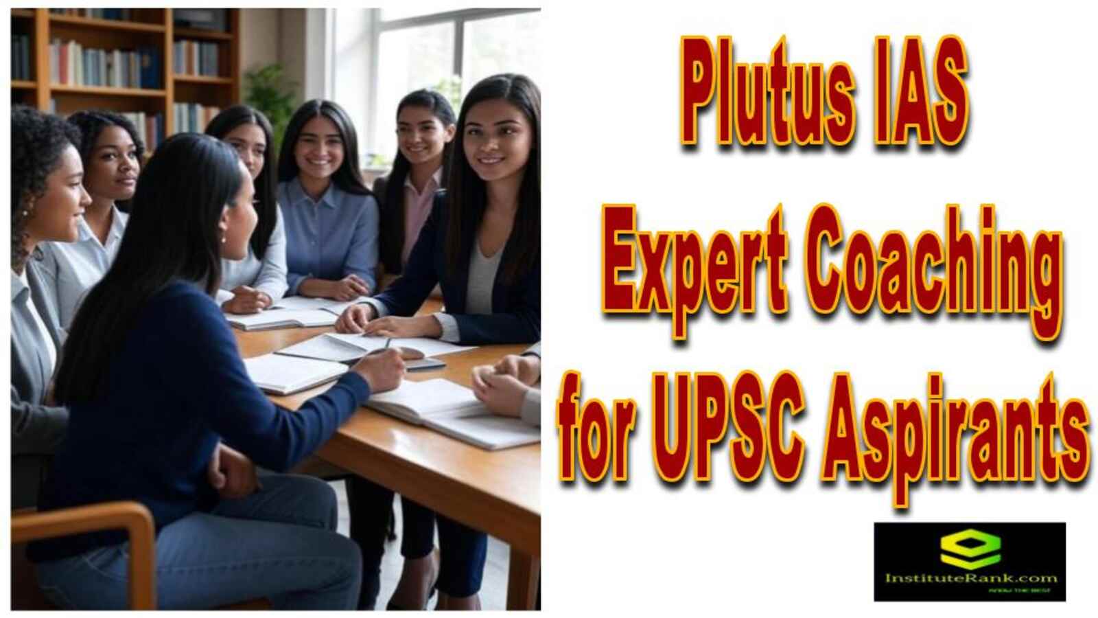 Students attending UPSC coaching class at Plutus IAS, Karol Bagh, New Delhi