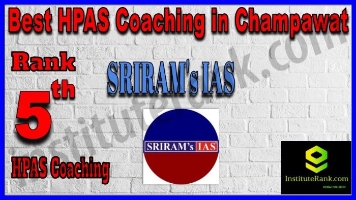 Rank 5. SRIRAM's IAS Best HPAS Coaching in Champawat