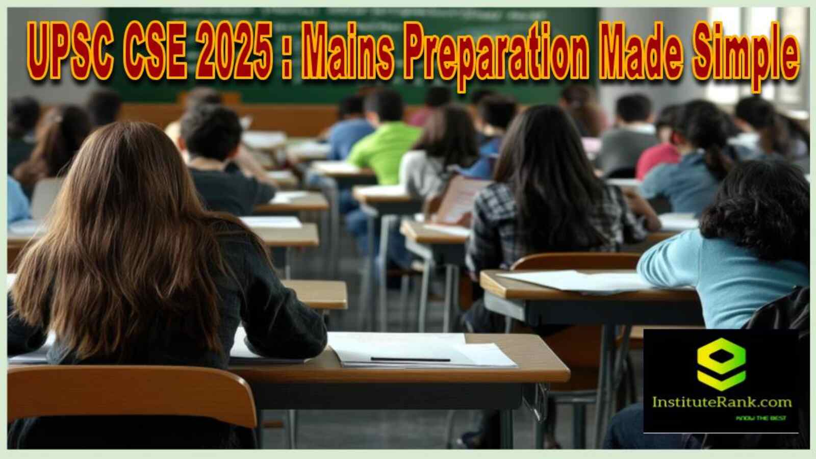 Simplified Strategies for UPSC CSE 2025 Mains Preparation