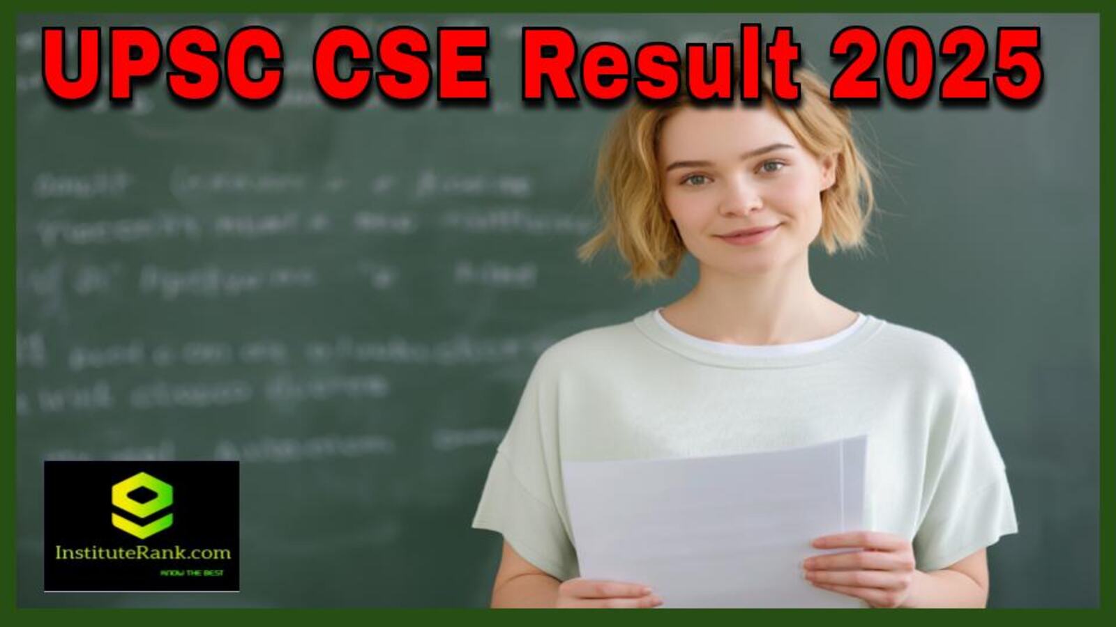 UPSC CSE Prelims Result 2025 Announcement