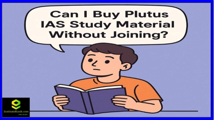 Can I Buy Plutus IAS Study Material Without Joining