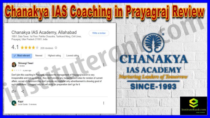 Chanakya IAS Coaching in Prayagraj Reviews