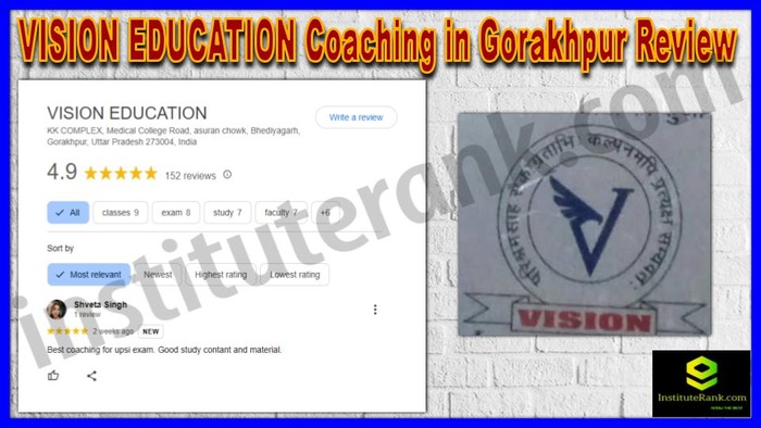 VISION EDUCATION IAS Coaching in Gorakhpur Review